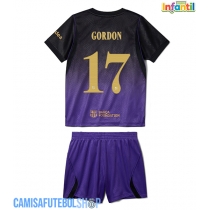 Camisa de time de futebol Barcelona Anthony Gordon #17 Replicas 2º Equipamento Infantil 2026-27 Manga Curta (+ Calças curtas)